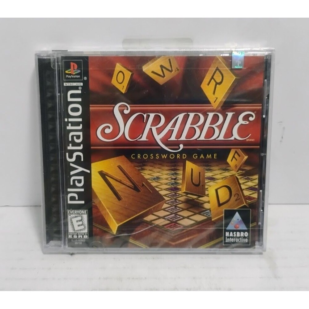 1999 SONY PLAYSTATION 1 PS1 SCRABBLE CROSSWORD GAME NEW SEALED